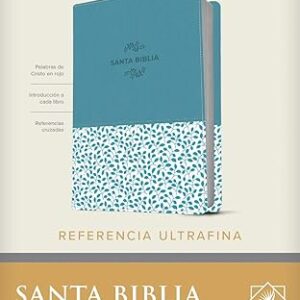 Santa Biblia NTV, Edicion de referencia ultrafina, letra grande (Semipiel, Azul)
