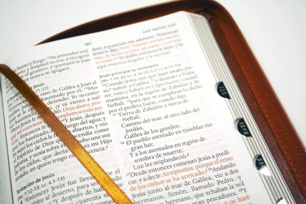 Biblia RVR1960 Letra Grande Tamaño Manual con Cremallera e Índice (Nombres de Dios) - Image 4