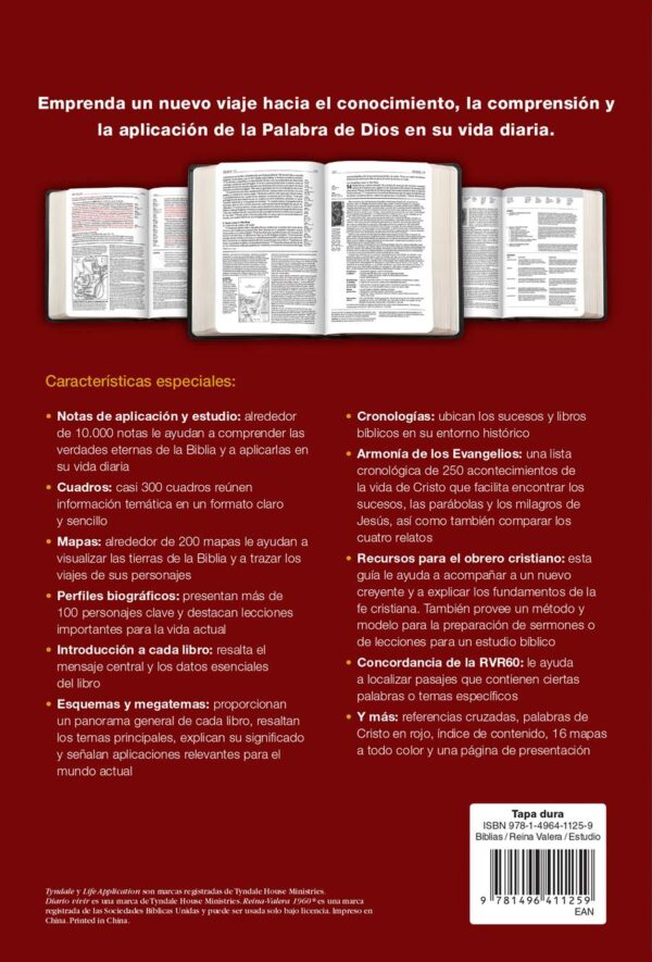 Biblia de estudio del diario vivir RVR60 - Image 2