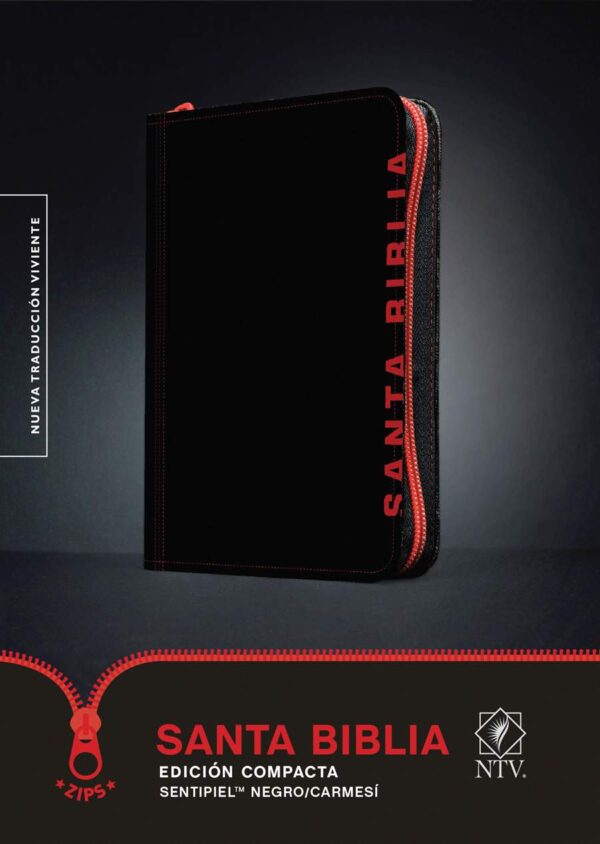 Santa Biblia NTV, Edición compacta - Negro y Rojo