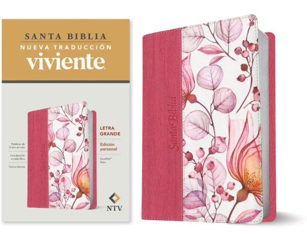 Santa Biblia NTV, Edición Personal Letra Grande - Diseño Floral - Image 2