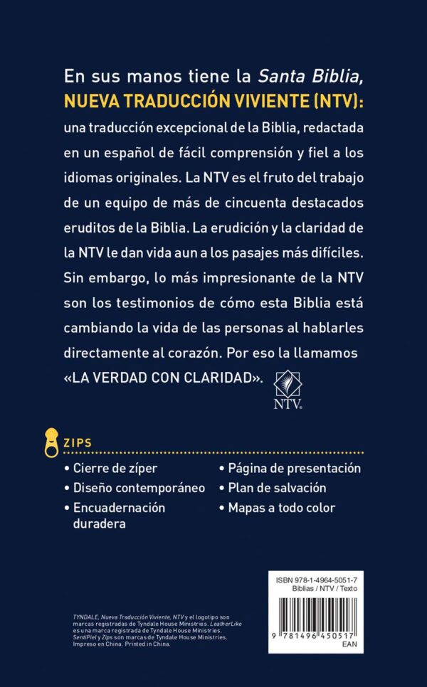 Santa Biblia NTV, Edición zíper - Image 2