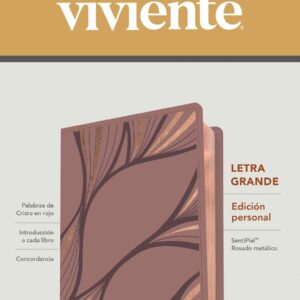 Santa Biblia NTV, Edición personal, letra grande - Rosa Metálico