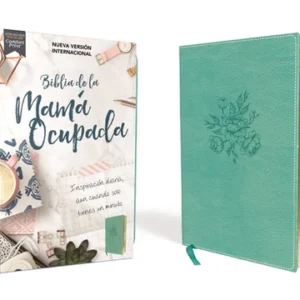 Biblia de la Mama Ocupada NVI, Leathersoft, Turquesa, Edicion Letra Roja