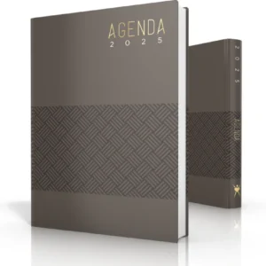 Agenda 2025 Marrón Piel