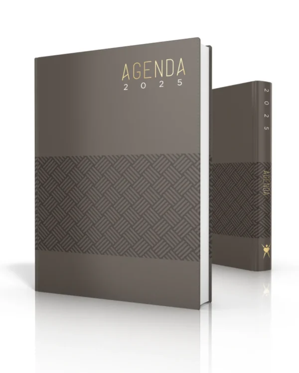 Agenda 2025 Marrón Piel