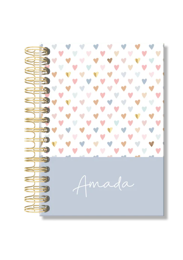 Amada - Journals Corazones