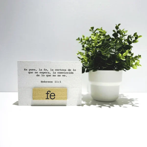Cuadro Oro – Fé