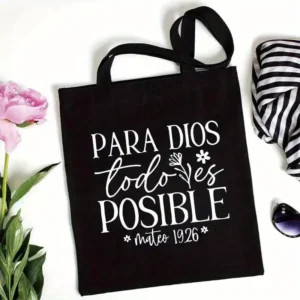 Tote Bag - Para Dios Todo es Posible - N