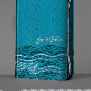 Santa Biblia NTV, Edicion ziper (Semipiel Azul Claro Océano)